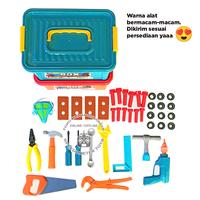 Gambar Mainan Peralatan Bengkel Tools Container Mainan Edukasi Anak Kado Cowo dari Speedometer Toys undefined 1 Tokopedia
