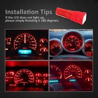 Gambar LAMPU LED T5 SPEEDOMETER SPEEDO PANEL DASHBOARD MOBIL SUPER BRIGHT - Merah dari MODIMART undefined 4 Tokopedia