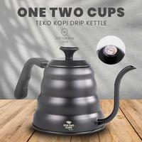 Gambar Teko Kopi dengan Pengukur Suhu Coffee Drip Kettle Pot With Thermometer - Silver - 1155ml dari HABIBI SHOP 88 undefined 1 Tokopedia