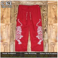 Gambar Celana Silat umum bordir Harimau bahan dril premium kode C-36 dari Distro qu17 undefined 3 Tokopedia