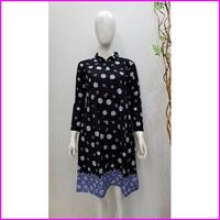 Gambar TUNIK BATIK JUMPUTAN SOFT TERSEDIA UKURAN S M L XL XXL JUMBO - atika hitam, ukuran l dari purnamaelangselatanaswin undefined 5 Tokopedia