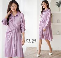 Gambar SEOLA - DS1689 - Dress Satin Midi Casual - LATTE dari seola.id undefined 1 Tokopedia