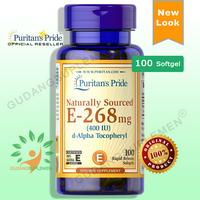 Gambar 100% Natural Vitamin E 400IU | 100 Softgel -- Puritan's Pride dari GudangSuplemenStore undefined 1 Tokopedia