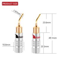 Gambar Jack Banana Plug Speaker Nakamichi Gold Plated 24K - 2mm dari ALVIN SUPRA97 undefined 4 Tokopedia