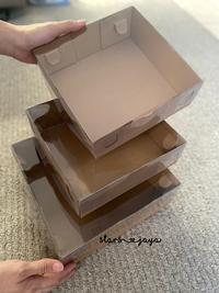 Gambar Box Mika 25 x 25 x 9 cm, Corrugated box, Kotak Kue, Dus Packaging dari Stars Jaya Bdg undefined 4 Tokopedia