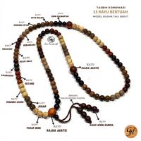 Gambar Tasbih muslim kombinasi 13 jenis kayu bertuah dan Langka dari Goes Handycraft undefined 1 Tokopedia
