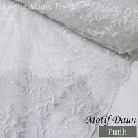 Gambar Kain Brukat Premium / Tile Bordir Warna SAGE GREEN Motif Daun per 0.5m - Sage Green dari Toko Kain Kurnia Agung undefined 5 Tokopedia