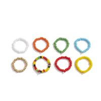 Gambar Cincin beads plain color lucu - rainbow dari LuicyShop undefined 2 Tokopedia