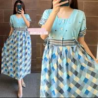 Gambar Daster jumbo bahan adem somila.id terbaru - tartan buter dari indrianiiishop undefined 3 Tokopedia