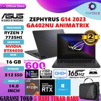 Gambar ASUS ROG Zephyrus G14 2023 GA402NU R7 7735HS 16GB 512SSD RTX4050 6GB - Grey W11 Home, Non Bundling dari Top Tech Comp undefined 1 Tokopedia