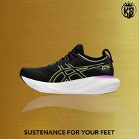 Gambar Gel Nimbus 25 Womens Black Glow Yellow - 37 dari KHARSEN SPORTS undefined 4 Tokopedia
