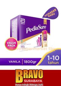 Gambar Pediasure Triplesure 1800gr / Susu Pertumbuhan Anak 1-10th - Vanila dari Bravo Supermarket Official undefined 1 Tokopedia