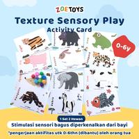 Gambar shukaku Texture Sensory Play Activity Card | Mainan Menempel Tekstur - Leopard & Frog dari Shukaku Official Store undefined 3 Tokopedia