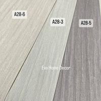 Gambar Wallpaper Premium Vinyl Dinding Polos Bertekstur Serat Grey - Cream - A28-5 dari Eva Home Decor 2 undefined 4 Tokopedia