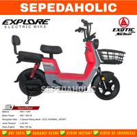 Gambar Sepeda Listrik EXOTIC EXPLORE 500 By Pacific 500 Watt Electric E Bike - Hitam dari Sepedaholic undefined 3 Tokopedia