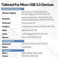 Gambar UGREEN 20103 Kabel Data Type-C To Micro USB 3.0 HDD Hard Disk Drive dari Pasific Place undefined 4 Tokopedia