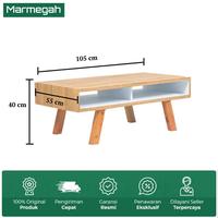 Gambar MEJA RUANG TAMU MINIMALI COFFEE TABLE REVERDY - GRATIS ONGKIR dari Marmegah undefined 4 Tokopedia