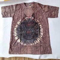Gambar Baju Kaos barong print Bali tebal - Biru, L dari MadeSukawati undefined 1 Tokopedia