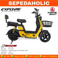 Gambar Sepeda Listrik EXOTIC EXPLORE 500 By Pacific 500 Watt Electric E Bike - Hitam dari Sepedaholic undefined 2 Tokopedia