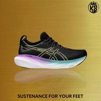 Gambar Gel Nimbus 25 Womens Black Glow Yellow - 37 dari KHARSEN SPORTS undefined 1 Tokopedia