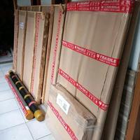 Gambar Lukisan bunga peony elegant ukuran 120cmx80cm BINGKAI. - 04, 60x90 dari sankheiart undefined 4 Tokopedia