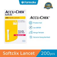 Gambar Accu-Chek Softclix Lancet / Jarum Cek Tes Gula Darah Isi 200 Accuchek dari Farmaku undefined 1 Tokopedia