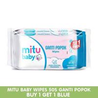 Gambar MITU Baby Wipes Ganti Popok Tissue Basah 50 Sheet ( Buy 1 Get 1 ) - Putih dari Karara.id undefined 4 Tokopedia