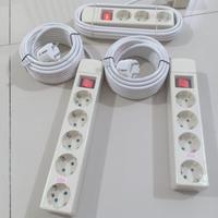 Gambar Termurah Stop kontak kabel uticon ON/OF,3,4,5lubang+kabel1s/d10meter - 3 Lubang, 1 Meter dari ASKASAKA undefined 1 Tokopedia