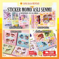 Gambar Stiker Momo Waterproof Dapat Box isi 100 Lembar | Sticker Tumblr Lucu - Momo Biru dari Sang Raja Mentari undefined 1 Tokopedia