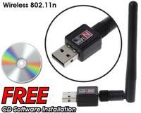 Gambar USB WIFI 600Mbps + ANTENA Wireless Adaptor 802. IIN Antena dari Papi Kenzo Olshop undefined 3 Tokopedia