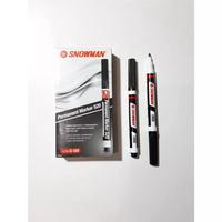 Gambar Spidol Permanent Kecil SNOWMAN G-520 - Hitam dari ArtemisShop22 undefined 5 Tokopedia