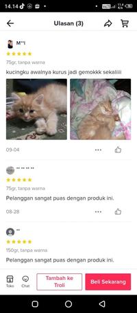 Gambar Fluffy Magic Collagen Kucing dan Anjing (Melebatkan dan Menggemukkan) - 75 gram dari Melvin ID 5465 undefined 5 Tokopedia