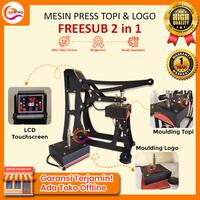Gambar Mesin Press Topi FREESUB 2in1 (Topi & Label) Exclusive | Alat Press Topi Digital Panel Touch Screen & Semi Auto Open - SILTECH - STANDART dari Centro Technology undefined 4 Tokopedia