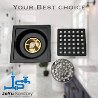 Gambar Saringan got stainless kotak HITAM 169-Floor drain black segi anti bau - GM Hitam dari JoYu.sanitary undefined 3 Tokopedia