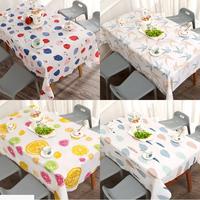 Gambar Taplak Meja Makan PEVA Motif Bunga Buah Alas Meja Makan Cantik Modern dari Miczson undefined 4 Tokopedia