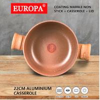 Gambar PANCI EUROPA RED DOT SERIES CASSEROLE 22 CM & 24CM PANCI SUP ANTI LENGKET - 22CM dari TOKO JAWA ELECTRIK undefined 3 Tokopedia