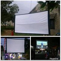 Gambar Layar proyektor bisa tembak depan dan belakang 3x4 m tanpa sambung dari Rofiq Screen undefined 1 Tokopedia