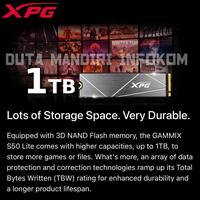Gambar Adata XPG Gammix S50 Lite SSD 512GB I 1TB I 2TB M.2 NVMe PCIe Gen4 x4 - 1TB dari Duta Mandiri Infokom undefined 4 Tokopedia