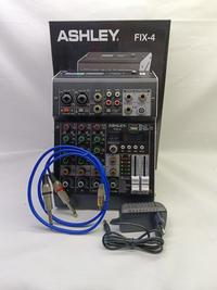 Gambar Mixer Audio Ashley FIX 4 Professional MIxer 4 channel Original - ASHLEY FIX-4 dari Cyber Shop168 undefined 1 Tokopedia