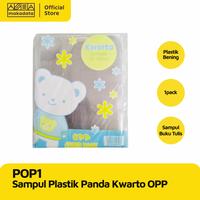 Gambar Pop 1 Sampul Panda Plastik Bening Buku Tulis Kwarto OPP Cover Book ATK dari Toko Alat Tulis Makadata undefined 1 Tokopedia