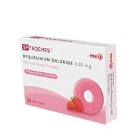 Gambar SP TROCHES MEIJI BOX 12 TABLET STRIP 6 TABLET - Obat Sakit Tenggorokan - STRAWBERRY, Box 12 tablet dari Apotek Provita undefined 4 Tokopedia
