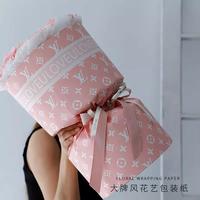 Gambar Kertas Cellophane Buket Bunga / Flower Wrapping - LV - merah dari Home Living & Decor undefined 1 Tokopedia