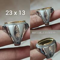 Gambar Ring emban cincin monel handmade 23x13 - Lis biasa, 6 dari Miftah Galery99 undefined 2 Tokopedia