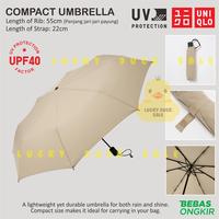 Gambar UNIQLO UV Protection Compact Umbrella Original Pocketable Payung Lipat - Black dari LUCKY DUCK SALE undefined 3 Tokopedia