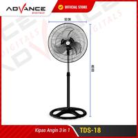 Gambar Advance Kipas Angin 3in1 TDS 18 Kipas Multifungsi 18 Inch - Random dari Hola-Shop undefined 3 Tokopedia