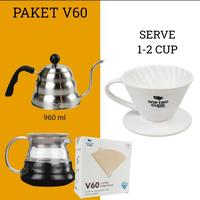 Gambar Paket lengkap v60 coffee serve 1-2 cup teko leher angsa+thermometer - 1155 ml, Thermometer dari Toko Bang Ano undefined 3 Tokopedia