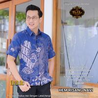 Gambar KEMEJA RISANG BATIK PRIA LAPIS FURING BAHAN KATUN PREMIUM - S, Pendek dari marista_batik undefined 2 Tokopedia