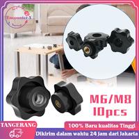 Gambar M6 M8 Knob Star Mur Bintang 10pcs Baut Kepala Handle Knob - M6-25-10pcs dari Encounter-Y undefined 1 Tokopedia