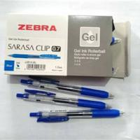 Gambar zebra sarasa 0.7 biru/pulpen sarasa 0.7 biru 1 box isi 12 pcs dari Alif ATK & Komputer undefined 4 Tokopedia