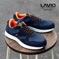Gambar Sepatu Safety Sneaker Sport Ujung Besi Lavio Alden Premium Original Casual Karet Kerja Pria Shoes Kasual - Abu-abu, 39 dari Lavio Cladico Warehouse undefined 4 Tokopedia